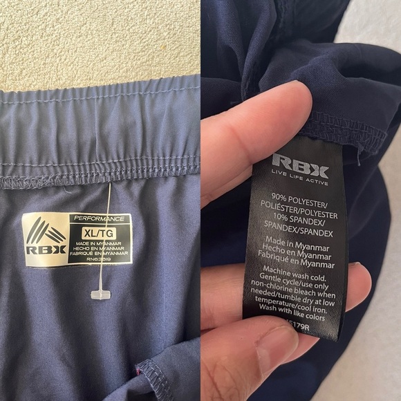 NWT RBX Active Men’s Training Shorts 7” Inseam XL Blue - Picture 6 of 12